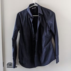 Uniqlo Button Down Dress Shirt, Large